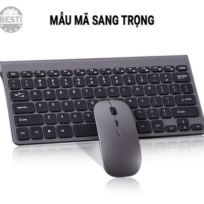 Bộ Bàn Phím Chuột Không Dây Besti BTY01 Nhỏ Gọn, Tiện Lợi Mang Theo- Hàng Chính Hãng