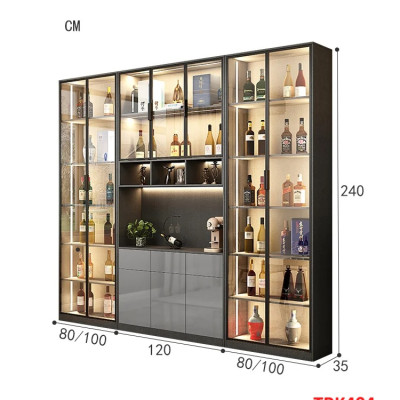 Tủ rượu cánh kính, tủ trưng bày rượu TRK404 - Nội thất lắp ráp Viễn Đông ADV