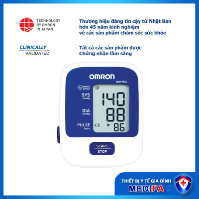 Máy Đo Huyết Áp Bắp Tay Omron Hem-8712-Thương Hiệu Omron Nhật Bản