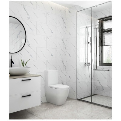 Bộ 15 Tấm Xốp Dán Tường 3D PVC Đá Xám Bóng 60x30cm Keo Sẵn Dày 2,5mm Cao Cấp, Sang Trọng