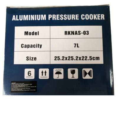 Nồi áp suất RAIKA 7L Đạt Tường có đáy từ – RKNAS-03 – Hàng chính hãng - Màu đen