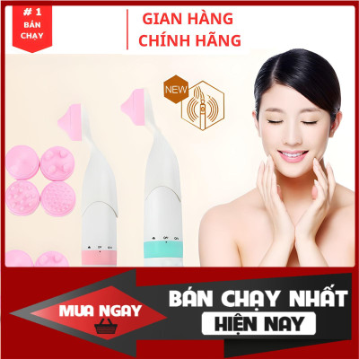 Bút Thẩm Mỹ Mini 208 Mẫu Mới Có 4 Đầu Massage Mặt Thay Thế (Tặng Kèm Pin Theo Máy)