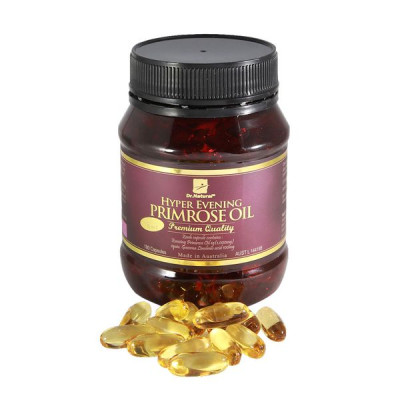 Viên uống bổ sung nội tiết tố nữ nhập khẩu chính hãng Úc HYPER EVENING PRIMROSE OIL (180 viên) chiết xuất tinh dầu hoa anh thảo giúp giảm triệu chứng tiền mãn kinh, mãn kinh: đau đầu, bốc hỏa, mất ngủ…; giảm nám da; giảm tóc rụng