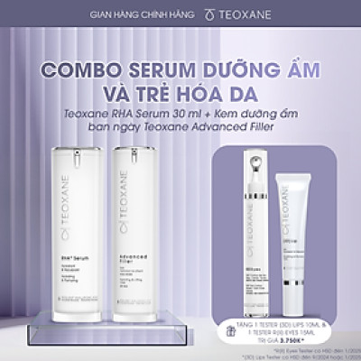 Combo RHA Serum + Kem dưỡng ẩm ban ngày Advanced Filler