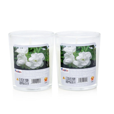Hộp 6 ly nến thơm votive Eden Candle FTRAMART EDC0016 Jasmine (Hương hoa nhài)