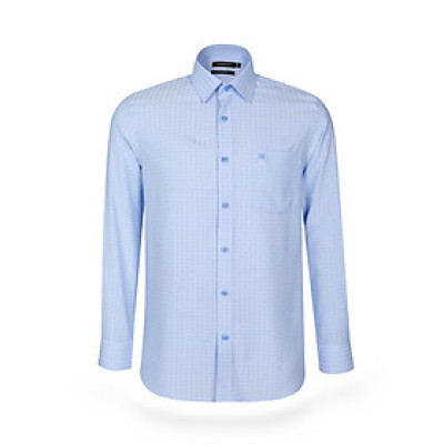 Áo sơ mi nam tay dài form ôm suông Khatoco A1MD568T1-CNCR331-2504-D-CÔNG NGHỆ NANO