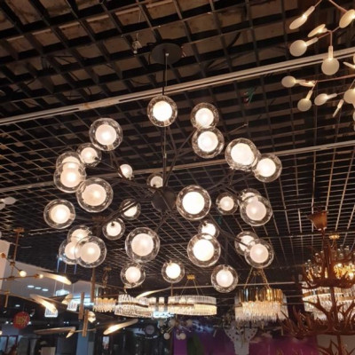 Đèn thả trần tô điểm 27 bóng DT