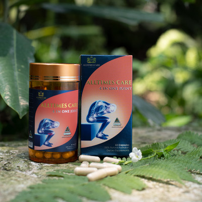Thực phẩm bảo vệ sức khỏe hỗ trợ giảm đau khớp ALLTIMES CARE 4 IN ONE JOINT - Hộp 60 viên
