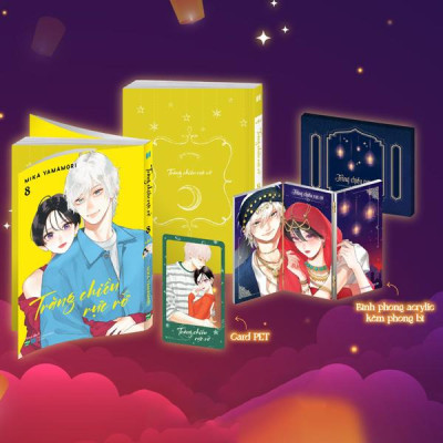 Sách - Trăng Chiều Rực Rỡ - Tập 8 - Bản Đặc Biệt - Tặng Kèm Clear Card + Bình Phong Acrylic