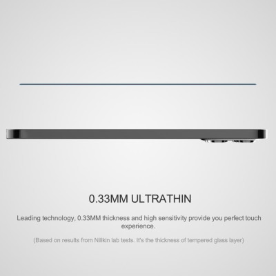 Miếng dán kính cường lực iPhone 12 / iPhone 12 Pro 6.1 inch hiệu Nillkin Amazing CP+ Pro  full màn hình 3D mỏng 0.23mm, Kính ACC Japan, Chống Lóa, Hạn Chế Vân Tay - Hàng chính hãng