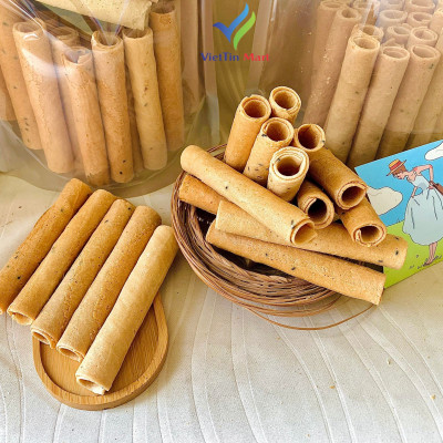 Bánh Ống Mè Cuộn Tròn 500g VIETTIN MART