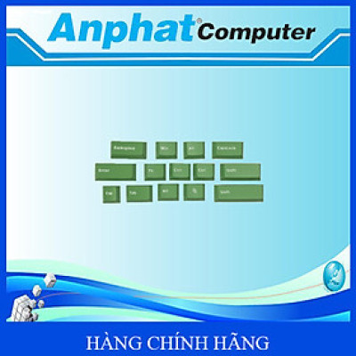 Bộ Keycap Xanh Matcha PBT Profile (12 nút ) for GM610 - Hàng Chính Hãng
