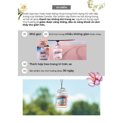 Sáp thơm xe Yankee Candle - Lavender Vanilla