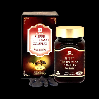 Bộ Sản Phẩm Tăng Đề Kháng, Cải Thiện Nội Tiết Tố: Viên Uống Keo Ong Supper Propomax Complex 60 Viên, Viên Nội Tiết Hyper Evening Primrose Oil 180 Viên