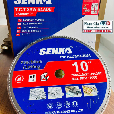 Lưỡi cắt nhôm hợp kim SENKA 255 - 305 120 răng Made in Germany - Hàng chính hãng