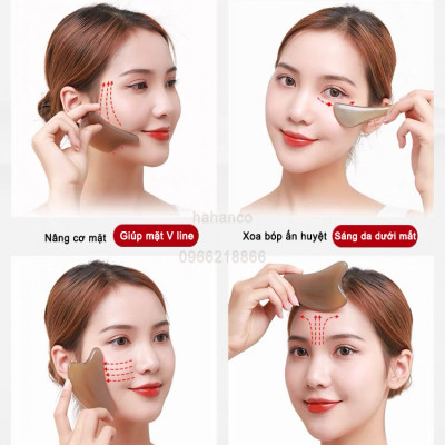 Combo Mát xa làm đẹp da bằng sừng Super VIP - Làm Mịn Da Mặt Và Toàn Thân/ giúp lưu thông khí huyết - MH899 - HAHANCO