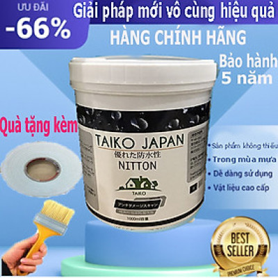 Keo quét chống thấm Takio cao cấp, siêu dính, tặng chổi quét và 3m vải