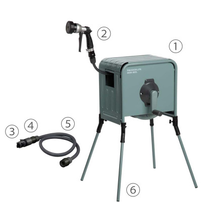 Bộ vòi tưới cây thu rút bằng kim loại 20m Takagi RFC320GY