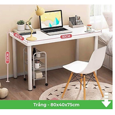 Bàn Làm Việc Chân Sắt Tròn - GM62