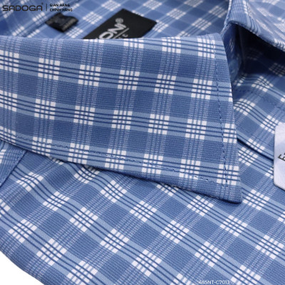 Áo Sơ Mi Nam Nhanh Khô Kẻ Caro Classic, Chất Liệu Thấm Hút Mồ Hôi Vượt Trội C7013