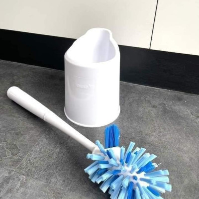 Cọ toilet Vileda gồm khay đựng Hàng chính hãng