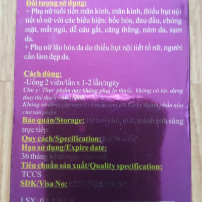 Thực Phẩm Chức Năng  - Viên Uống Hoàn Mộng Thảo - Bổ Sung Nội Tiết Tố Nữ