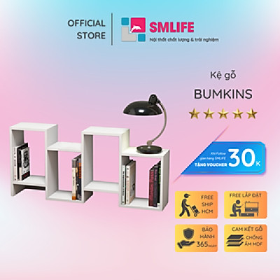 Giá sách gia đình thiết kế đẹp SMLIFE Bumkins