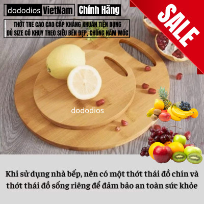 [LOẠI XỊN - TỐT] Thớt Gỗ Tre Nhà Bếp Có Khuy Treo Chống Nấm Mốc Bền Đẹp Kháng Khuẩn Không Bị Mùn - Chính hãng dododios