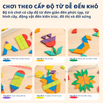 Đồ Chơi Xếp Hình Gỗ sáng tạo kèm nam châm Mideer Magnetic Geometry Blocks 250pcs,  Đồ chơi gỗ thông minh cho bé