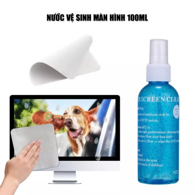 DUNG DỊCH VỆ SINH CHO MACBOOK/LAPTOP/ MÀN HÌNH JCPAL MIX SCREEN ACOHOL-FREE- Kháng Khuẩn Điện Thoại / Máy ảnh / Đồng Hồ / - Hàng Nhập Khẩu
