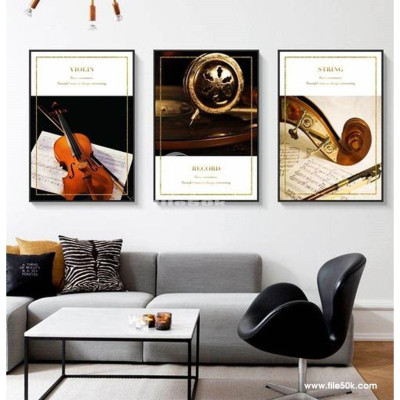 TRANH BỘ 3 TREO TƯỜNG CỠ ĐẠI KÈM KHUNG - TREO QUÁN CAFE- TB3BAFCF405