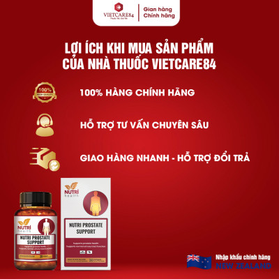 Viên Uống Tuyến Tiền Liệt NUTRI PROSTATE SUPPORT 30 Viên