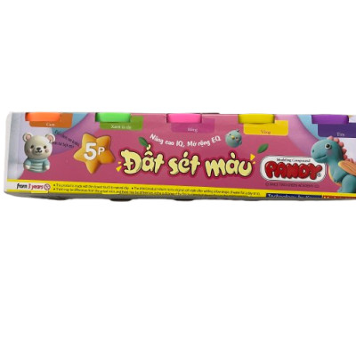 Bộ đồ chơi bột nặn màu sắc Pandy loại 5 màu thương hiệu Hàn Quốc