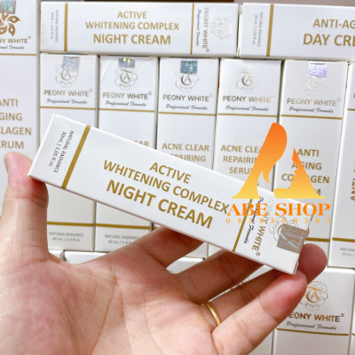 Kem PEONY WHITE NIGHT CREAM - Trắng Da - Làm Đều Màu - Giảm Tàn Nhang - Xóa Thâm Nám Ban Đêm 30ml
