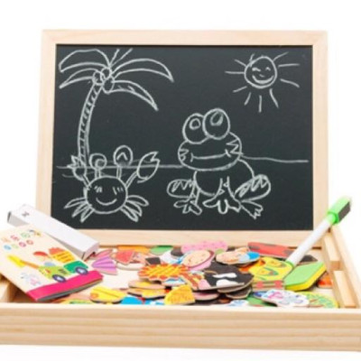 BỘ BẢNG GHÉP HÌNH NAM CHÂM 2 MẶT