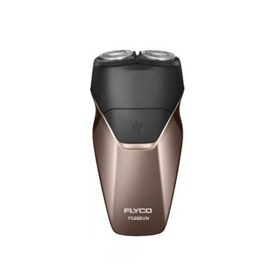 Máy Cạo Râu Flyco 2 Lưỡi Kép Thân Máy Kháng Nước Sạc Nhanh 1 Giờ FS888VN - Hàng Chính Hãng