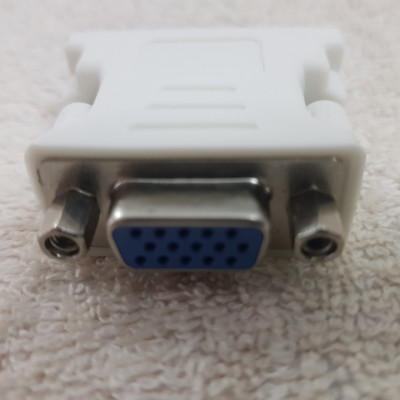 Đầu chuyển DVI to VGA - Đầu chuyển cổng DVI ra cổng VGA - Hàng chính hãng