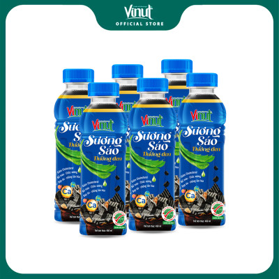 [FREE SHIP] Lốc 6 chai Sương Sáo Đường đen Vinut 450ml thanh mát, bổ dưỡng