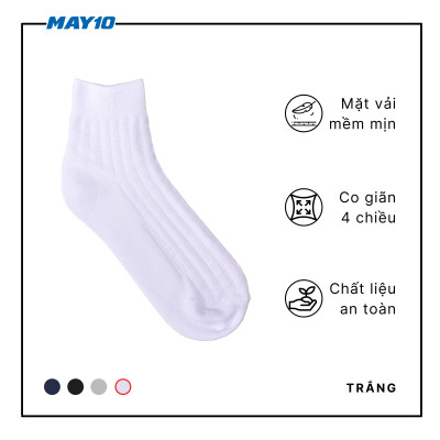 Combo 2 quần sịp nam dáng trunk - 1 đôi tất cổ trung May 10