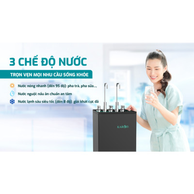 MÁY LỌC NƯỚC RO NÓNG LẠNH KAROFI KAD-M68 - Hàng chính hãng