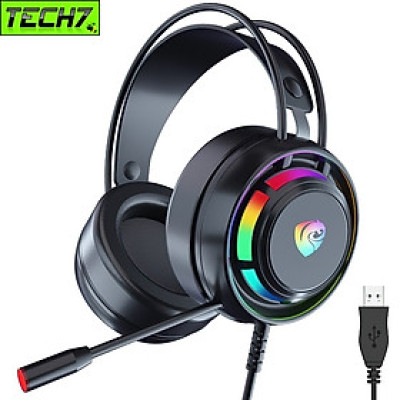 Tai Nghe PSH300 Led RGB Gaming Headset jack USB tiện lợi cho máy tính laptop hàng nhập khẩu