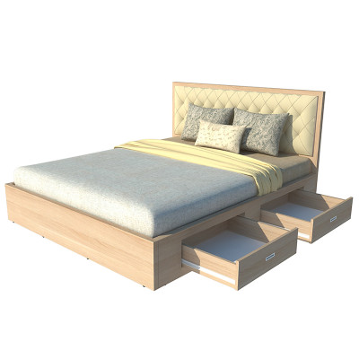 Giường ngủ 2 hộc kéo Tundo 180cm x 200cm