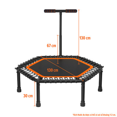 BG Sàn nhún Đệm Bật Lò Xo  Trampoline 50inch GREEN (hàng nhập khẩu)