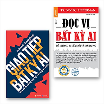 Combo 2 Cuốn Đọc Vị Bất Kỳ Ai Để Không Bị Lừa Dối Và Lợi Dụng - Giao Tiếp Bất Kỳ Ai