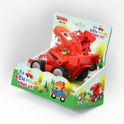 Đồ Chơi DUKA: Xe Biến Hình Động Vật - Cá Mập/Rắn Hổ/Khủng Long/Chim Ưng/Hổ Vằn/Chó Sói
