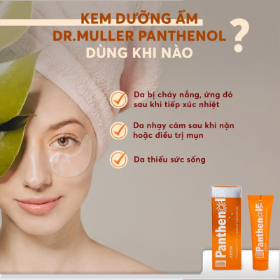 Kem dưỡng ẩm da cấp nước Dr Muller Cộng Hòa Sec Panthenol B5 7% HA 30ml - HÀNG CHÍNH HÃNG