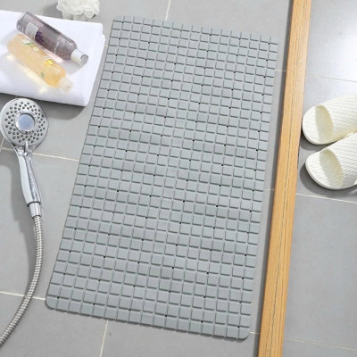 Thảm Lót Chân Nhà Tắm 70cm Cao Su Chống Trơn Trượt - Miếng Lót Sàn Phòng Tắm Ô Vuông Silicon