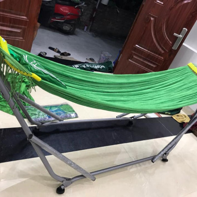 Võng xếp gia đình Xuân Hòa bền chắc gối đầu êm ái dễ dàng vệ sinh