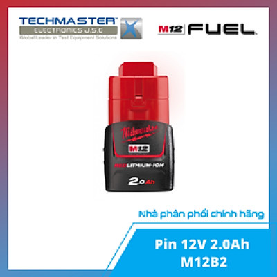 Pin Milwaukee M12B2 (Hàng chính hãng, Bảo hành 12 tháng)