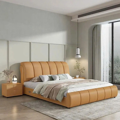 Giường ngủ bọc nệm kèm hộc kéo Tundo HLMCT lựa chọn màu KT 1m6/1m8